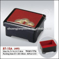 Red plastic eel box for Japanese and Korean food